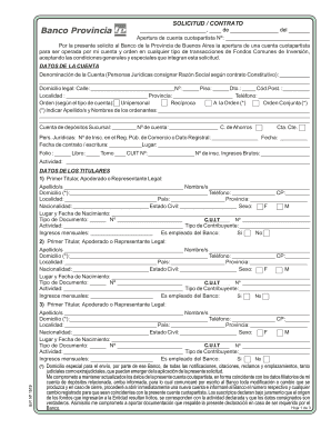 Solicitud / Contrato