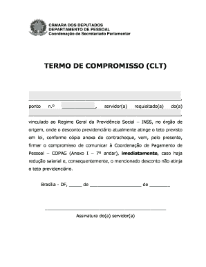 Termo de Compromisso (CLT)