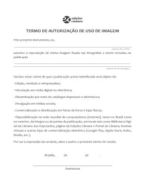 TERMO DE AUTORIZAÇÃO DE USO DE IMAGEM