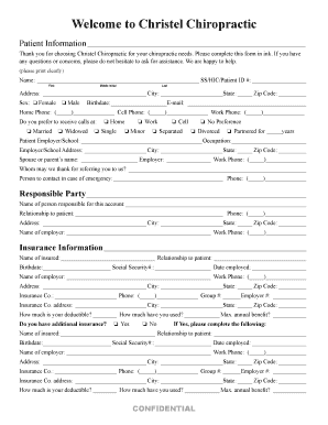 Patient Information Form