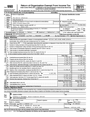 Form 990 Return of Organization Exempt From Income Tax