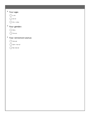 Medicare Survey Form