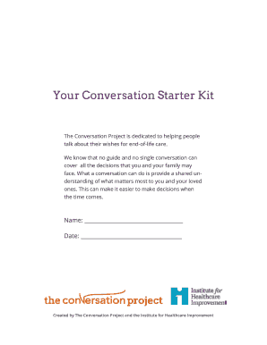 The Conversation Project Starter Kit