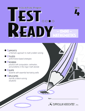 Test Ready Omni Mathematics Study Guide