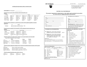 Manure Analysis Request Form