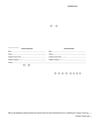 University of Texas at Dallas Medical Information and Release Form