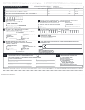 Texas Ballot by Mail Application