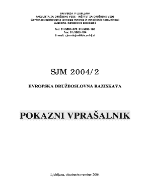 European Social Survey Questionnaire