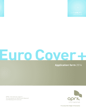 Formulaire de demande Euro Cover+