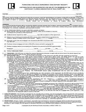 Florida Purchase and Sale Agreement