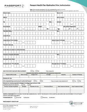 Passport Health Plan Medication Prior Authorization