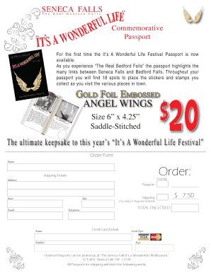 It's A Wonderful Life Festival Passport