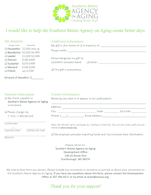 Donation Form