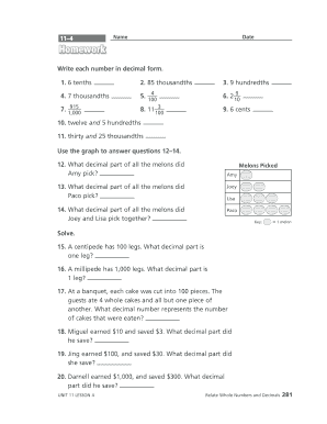 Math Worksheet