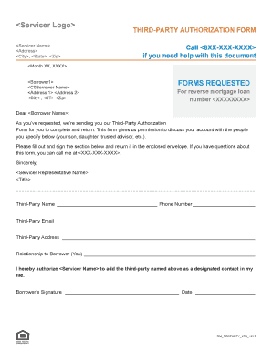 Third-Party Authorization Form