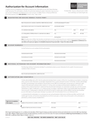 Authorization for Account Information