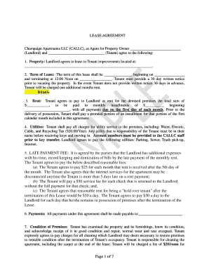 Residential Lease Agreement