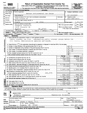 Form 990 2010