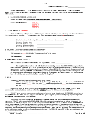 Residential Lease Agreement