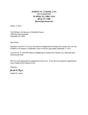2014 US Form 990