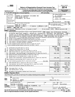 Form 990 2014