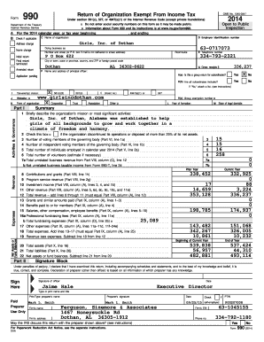 IRS Form 990 2014