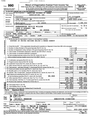 Form 990 2014