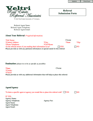 Referral Submission Form
