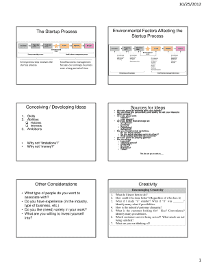 Startup Process Guide