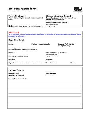 Incident Report Form