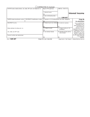 Form 1099-INT