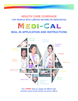 California Medi-Cal Application Form