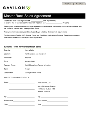 Cspngl Master Rack Sales Agreement and GTCs-Updated 05 29 2013pdf