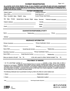 Patient Registration Form