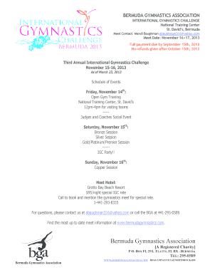 BERMUDA Entry Form Nov 2013