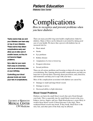 Diabetes Complications Prevention Guide