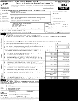 IRS Form 990 2014
