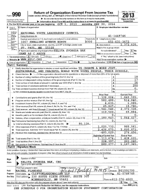 Form 990 Return of Organization Exempt From Income Tax