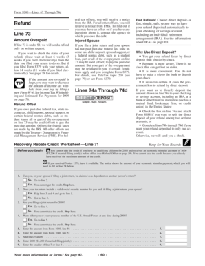 Form 1040 Instructions