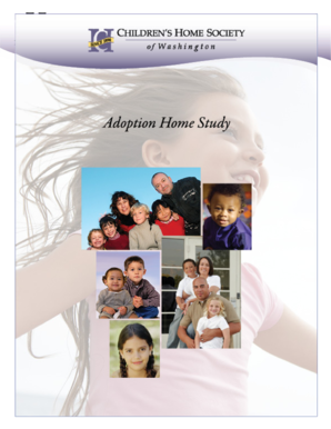 Adoption Home Study Application