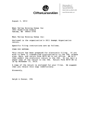 IRS Form 990 2011