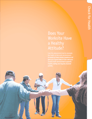 Worksite Health Assessment Form
