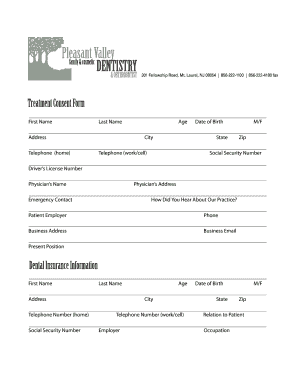 Patient Information Form