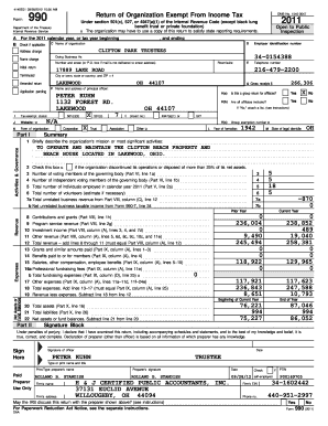 Form 990 Tax Exemption Application