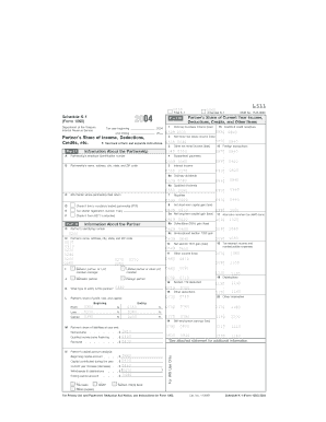 Schedule K-1 Form 1065