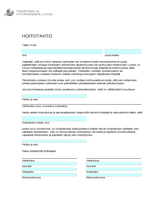 Advanced Care Directive