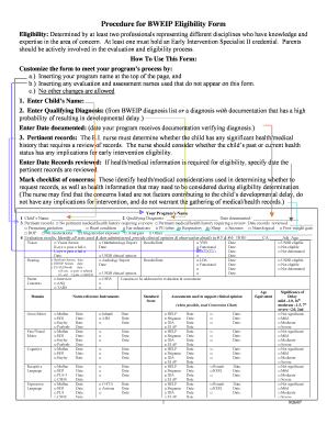 BWEIP Eligibility Form
