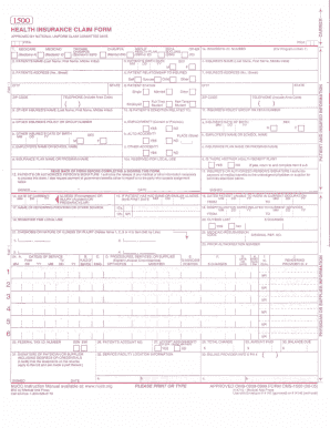 Health Insurance Claim Form