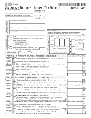 Oklahoma Resident Income Tax Return