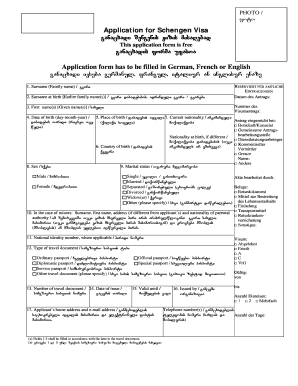 Application for Schengen Visa